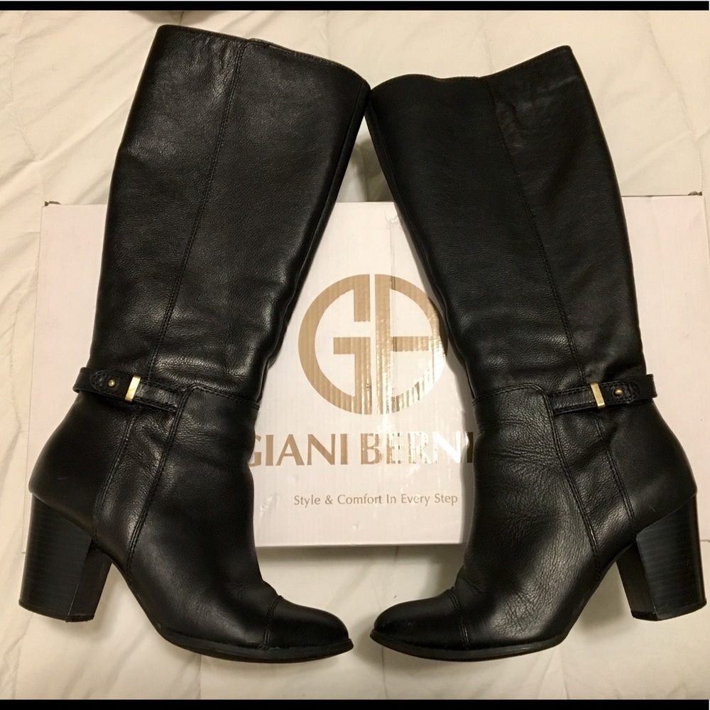 Giani Bernini Leather Knee-High Boots